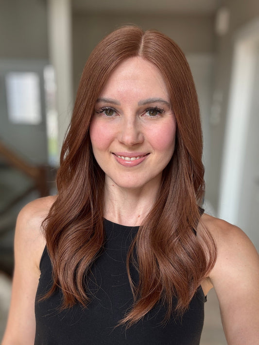 22" Autumn Comfort Cap Lace Top Wig (M)