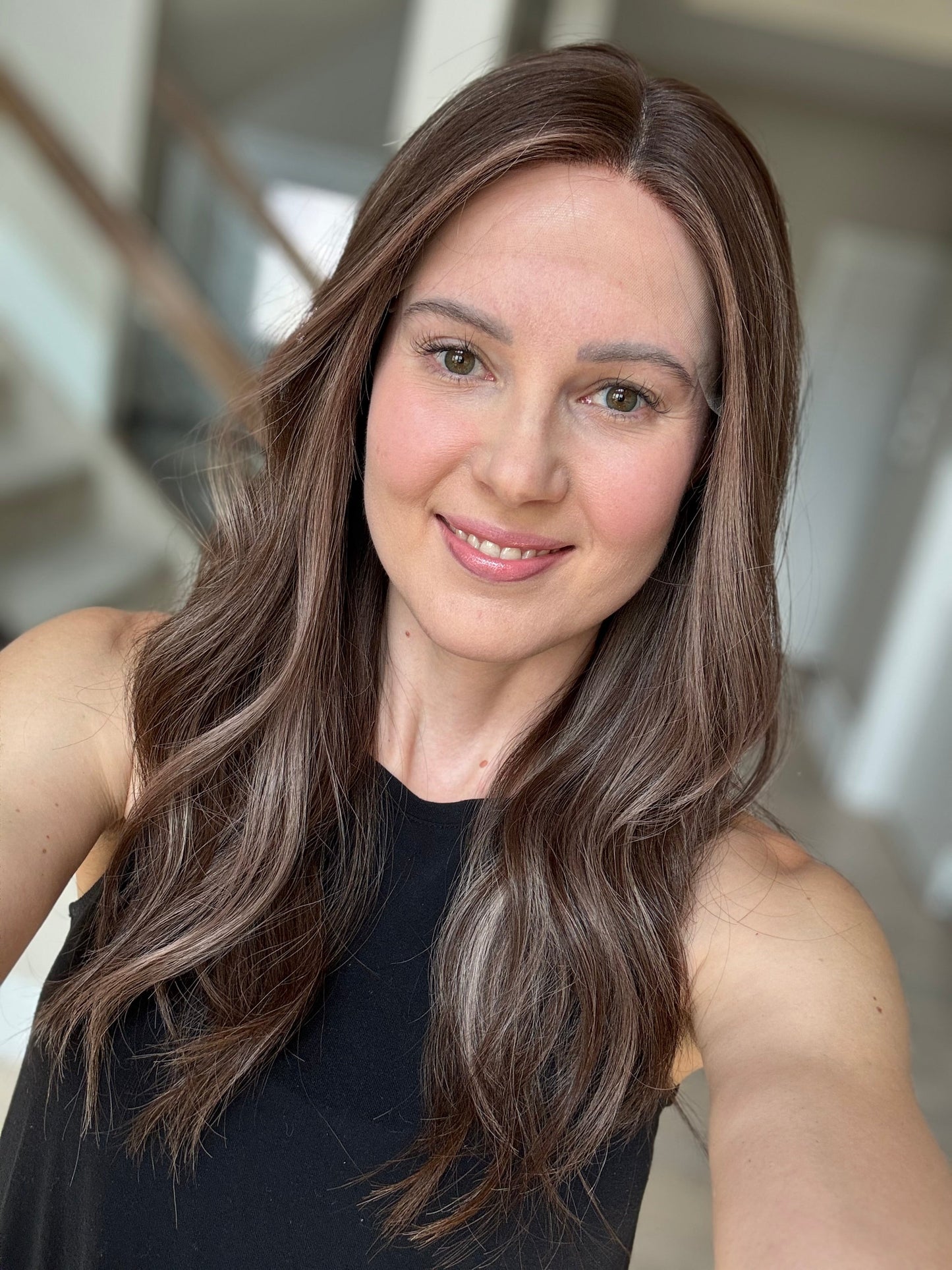 22" Amanda Comfort Cap Lace Top Wig (S)