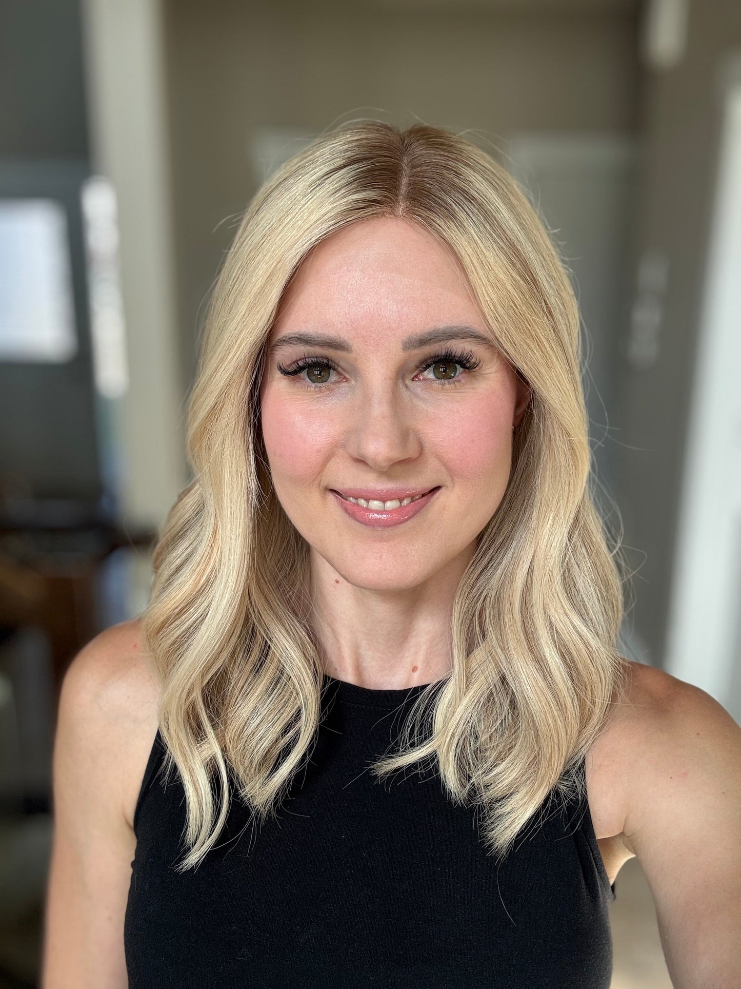 18" Cara LOB Comfort Cap Lace Top Wig (M)