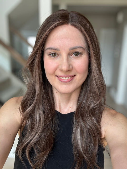 22" Amanda Comfort Cap Lace Top Wig (S)