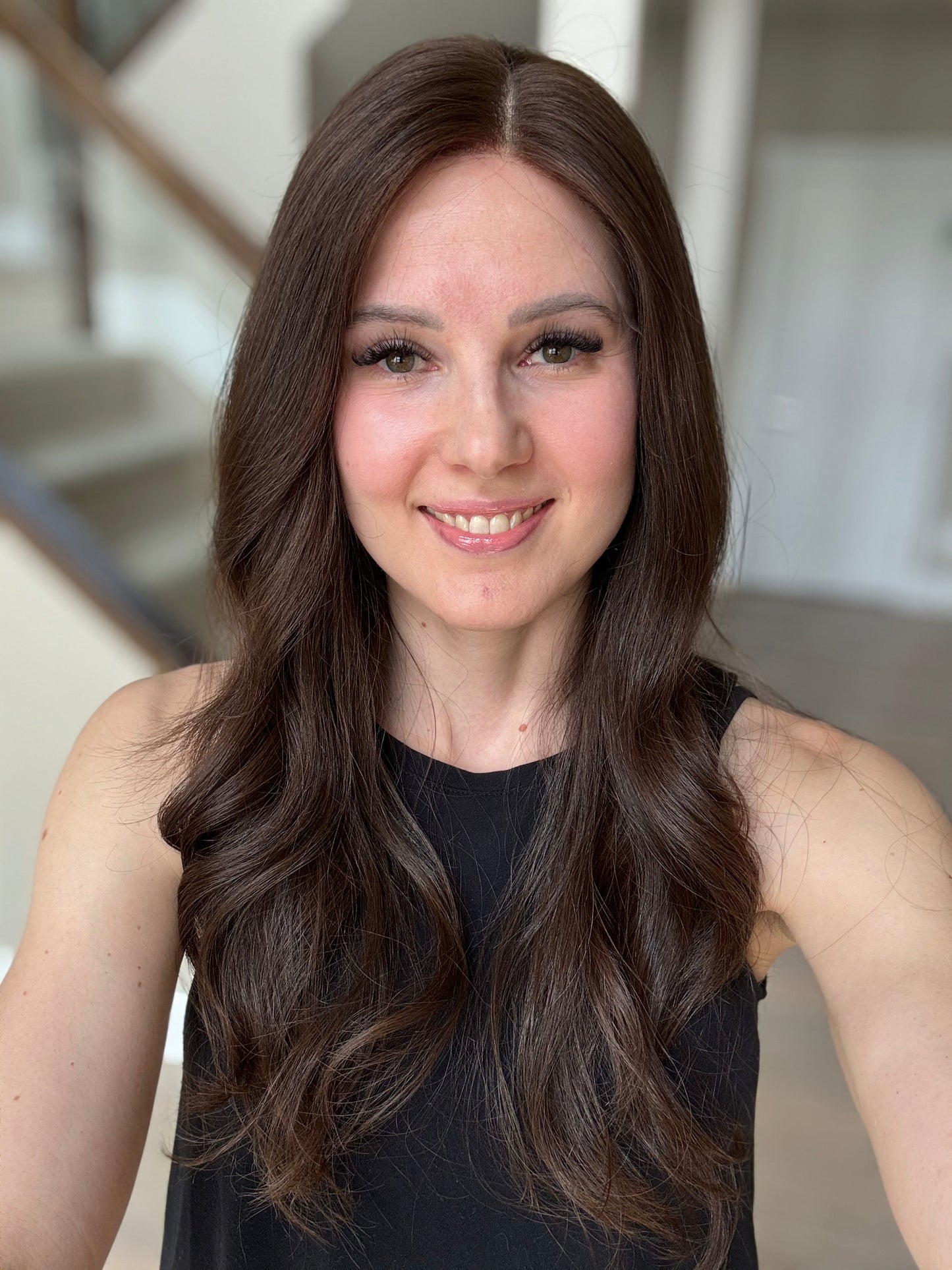 Euro Wig #3: 22" Dark Brown Comfort Cap (M)