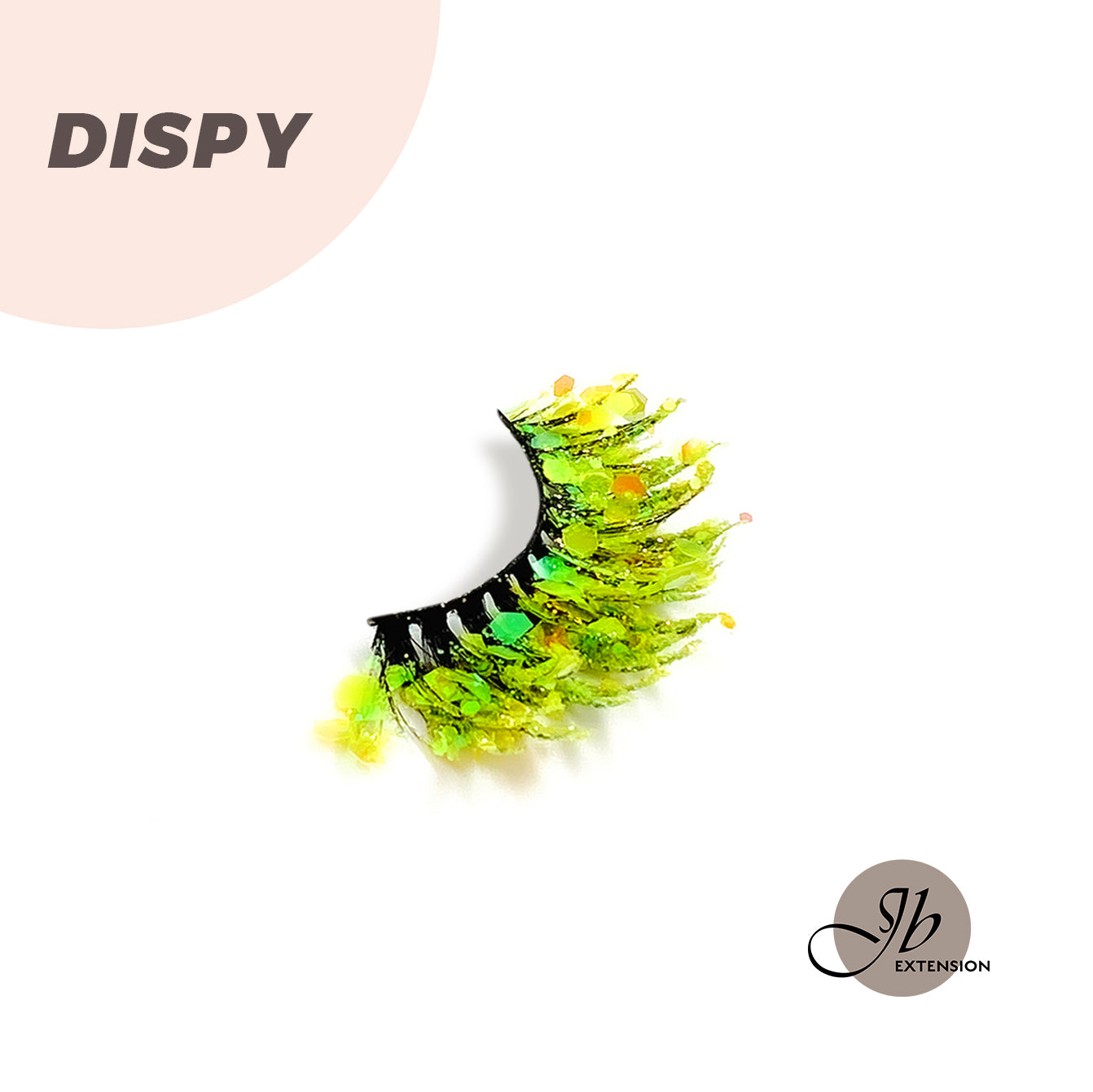 3D Color Luminous Fluffy Eyelashes DISPY teletubbies