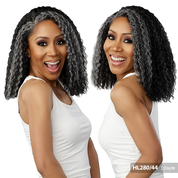 Sensationnel Dashly Salt & Pepper 4" Deep Part HD Lace Front Wig - SP LACE UNIT 4