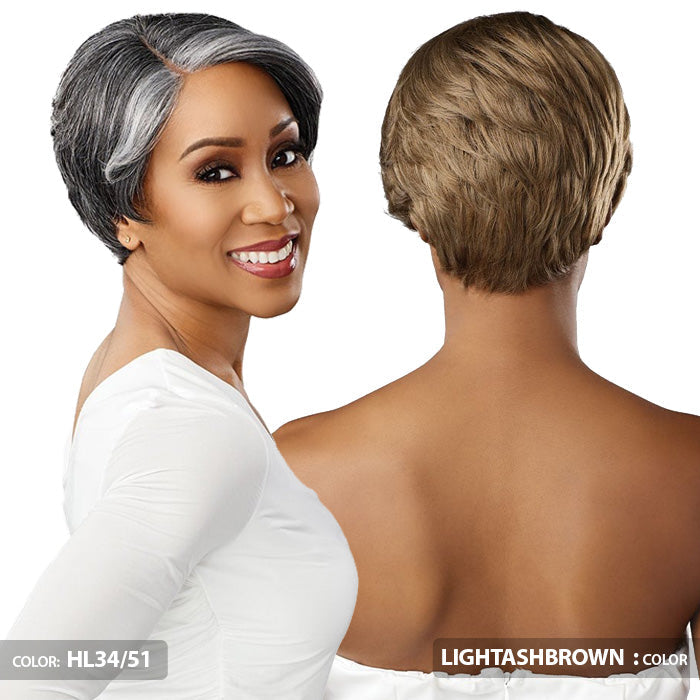 Sensationnel Dashly Salt & Pepper HD Lace Front Wig - SP LACE UNIT 7