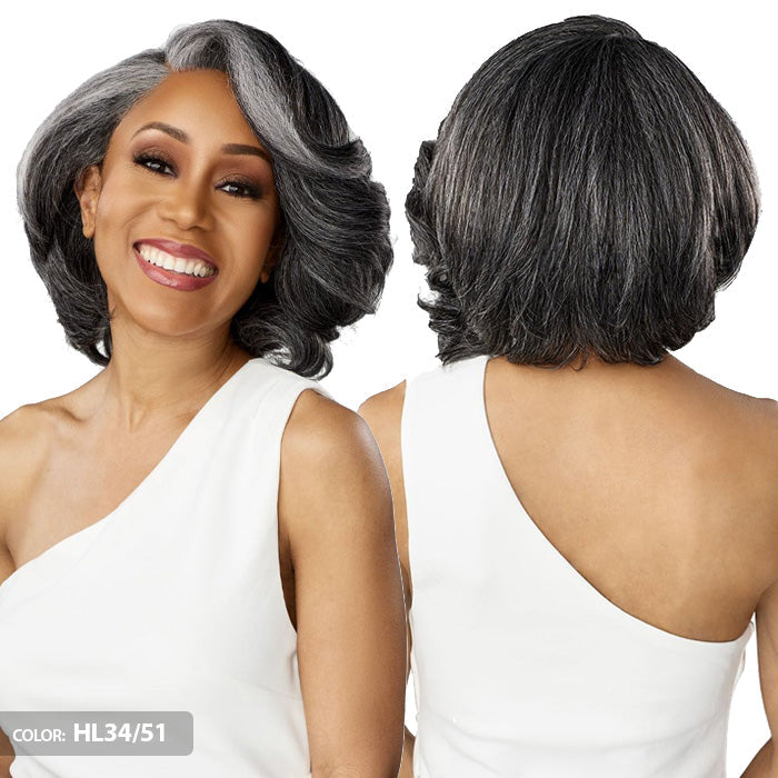 Sensationnel Dashly Salt & Pepper HD Lace Front Wig - SP LACE UNIT 9