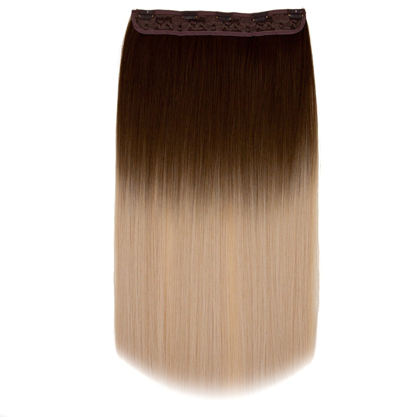 27" Hair Extensions Clip-in Straight 160g BLONDE BALAYAGE