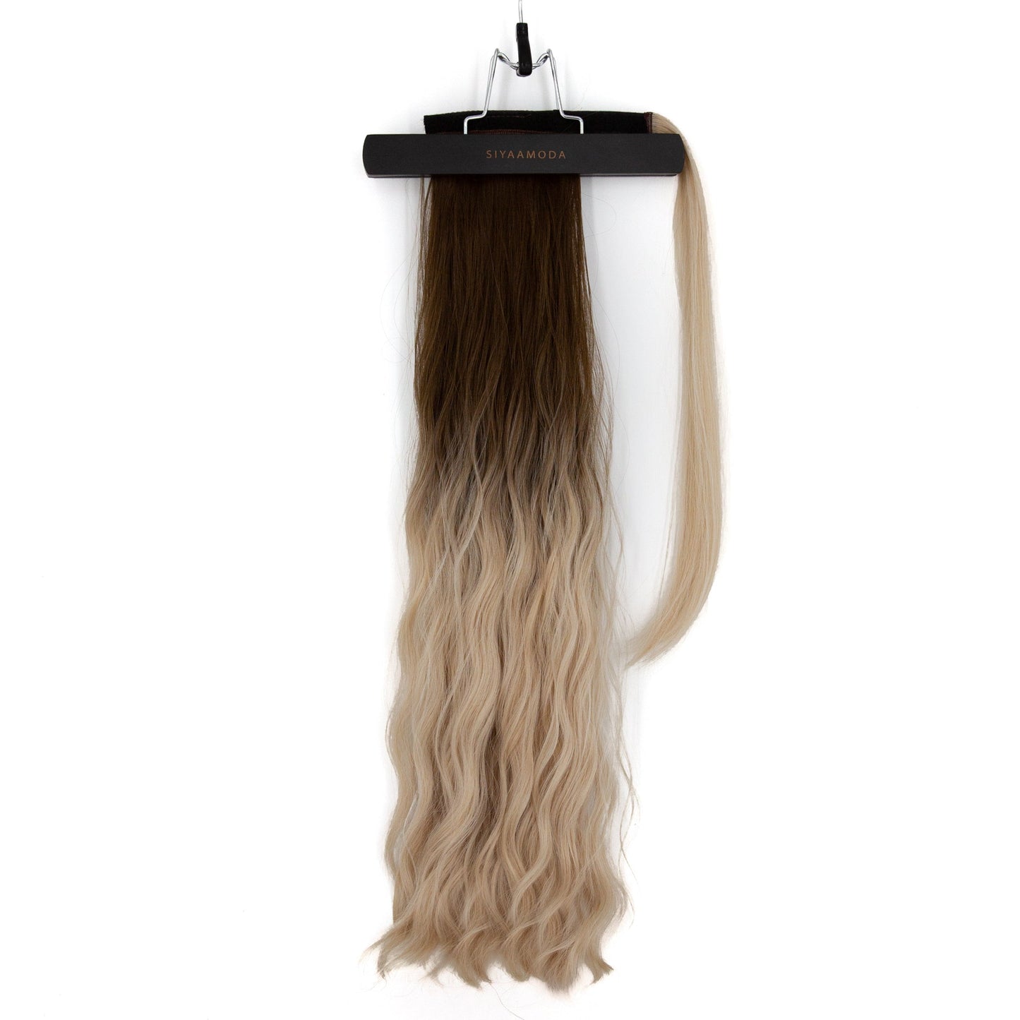 27" Body Wave Ponytail Clip-in BALAYAGE BLONDE