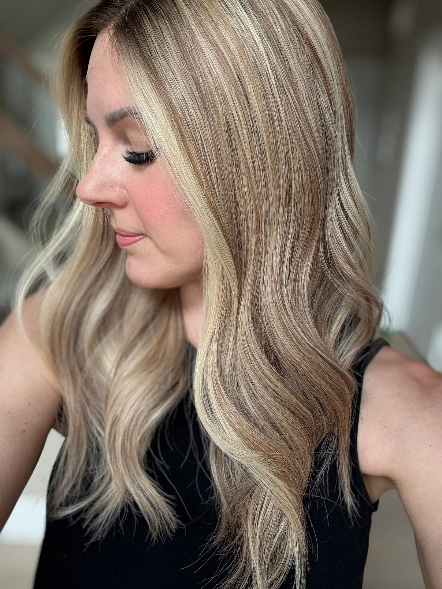 22" Olive Comfort Cap Lace Top Wig (M)