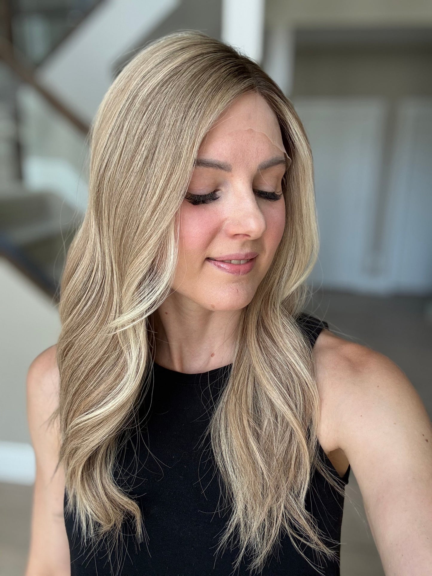 22" Olivia Comfort Cap Lace Top Wig (M) (FINAL SALE)