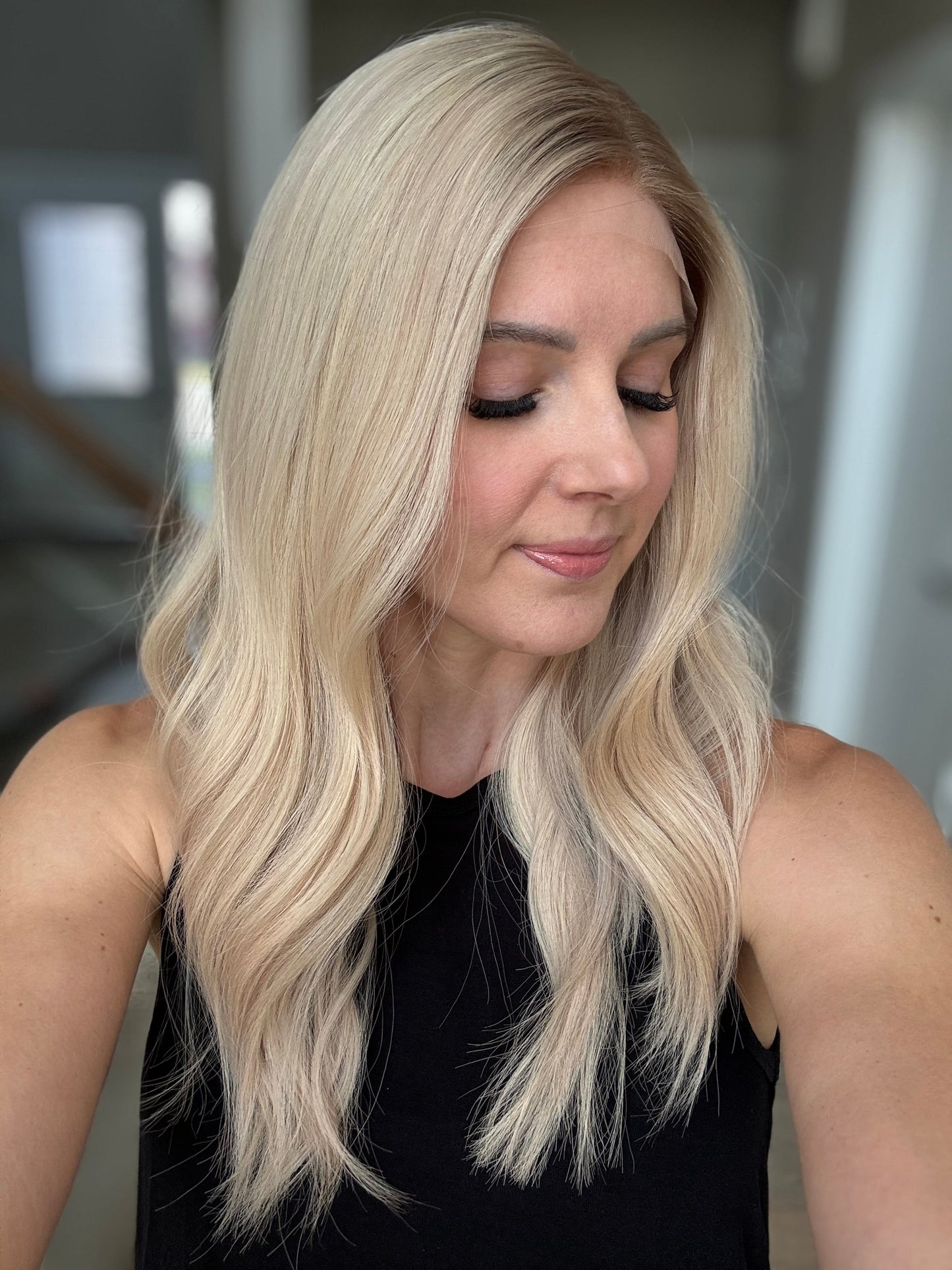 22" Haley Comfort Cap Lace Top Wig (M)