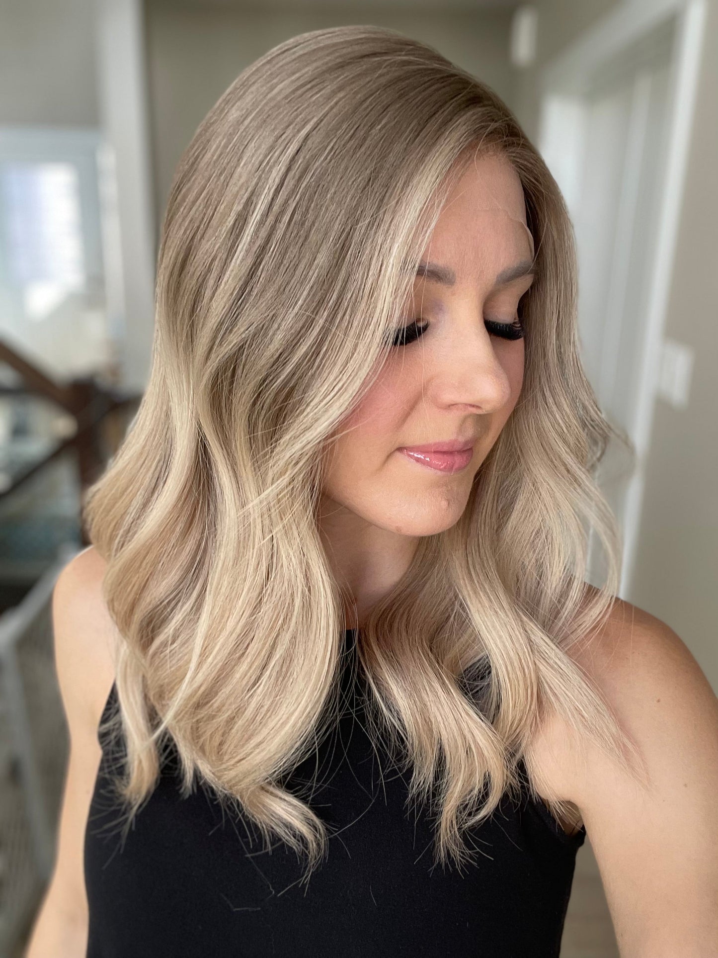 21" Anna Luxury Cap Lace Top Wig (XS) (FINAL SALE)