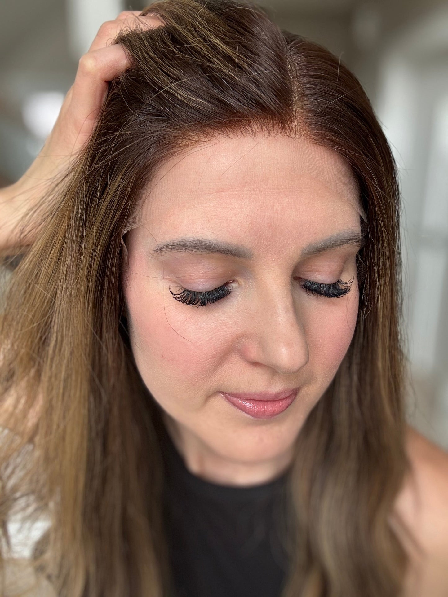 23" Sophia Luxury Cap Lace Top Wig (M)(FINAL SALE)