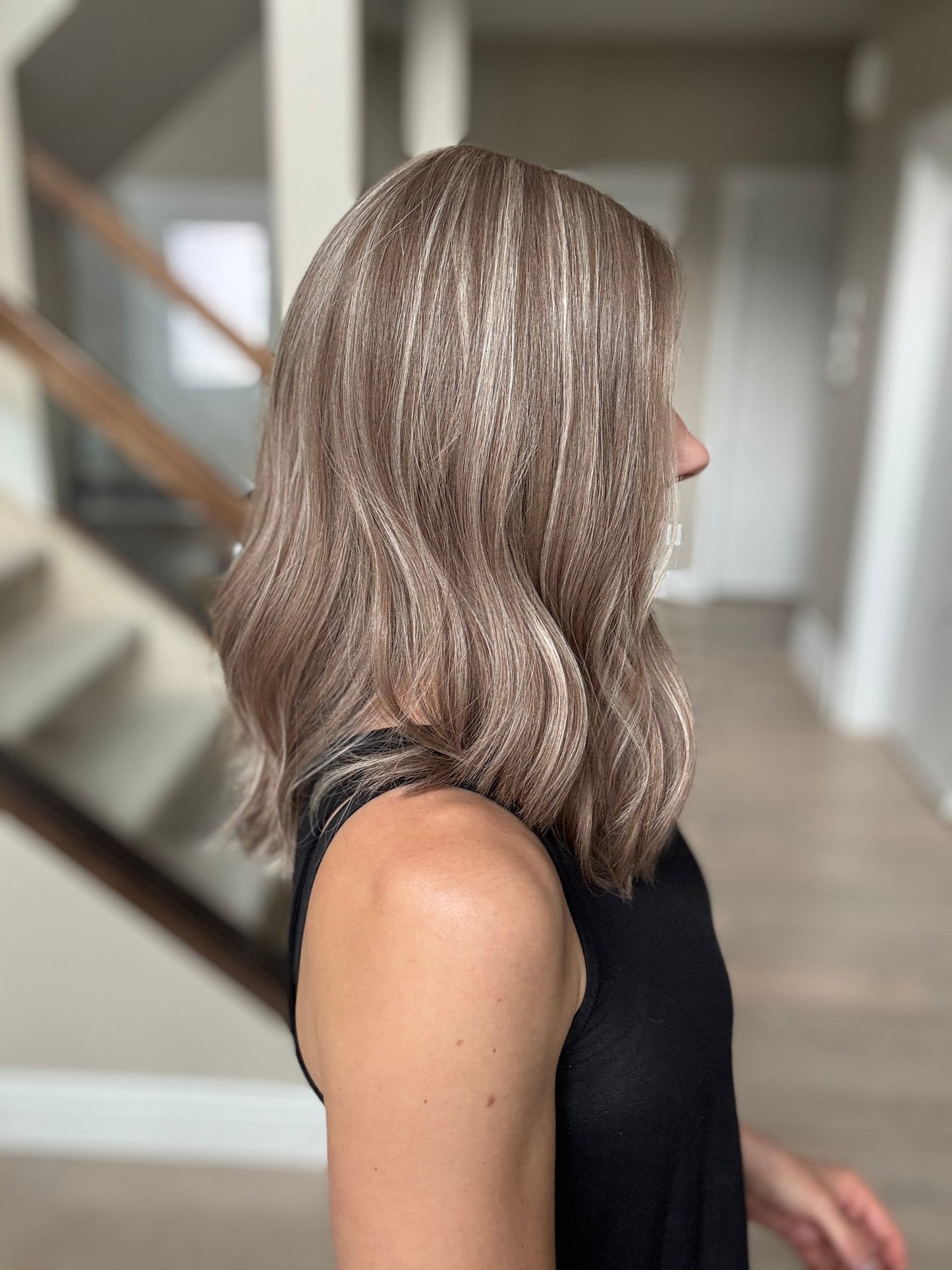 18" Jocelyn LOB Comfort Cap Silk Top Wig (S)