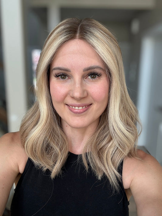 18" Olivia LOB Comfort Cap Lace Top Wig (M) (FINAL SALE)