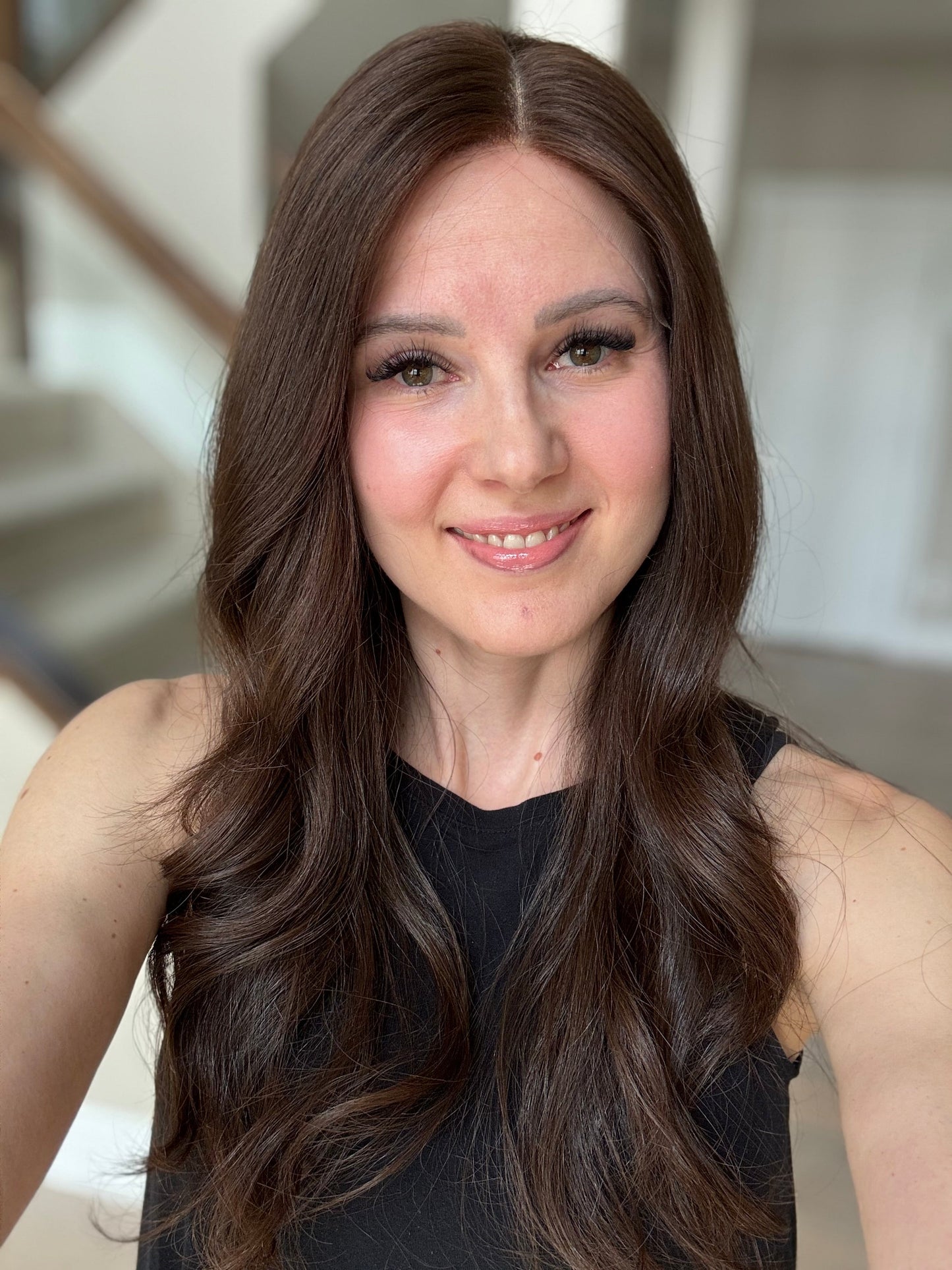 Euro Wig #3: 22" Dark Brown Comfort Cap (M)