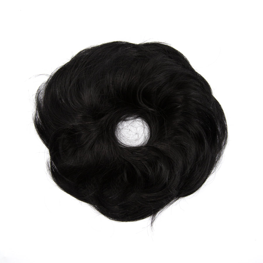 JBEXTENSION Messy Bun Hairpiece Hair Extension Ponytail with Elastic Rubber Band Updo Ponytail Hairpiece Synthetic Hair Extensions Scrunchies Ponytail Hairpieces for Women