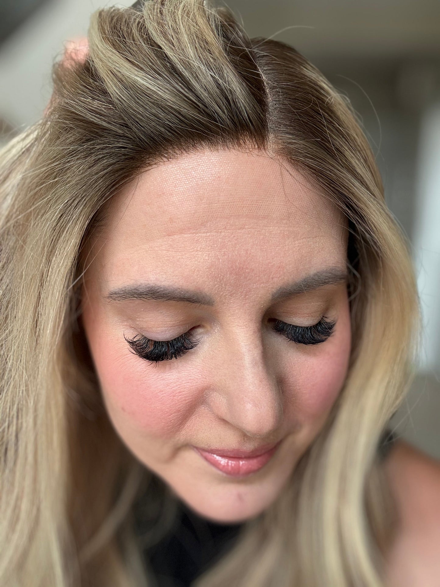 22" Olive Comfort Cap Lace Top Wig (S)