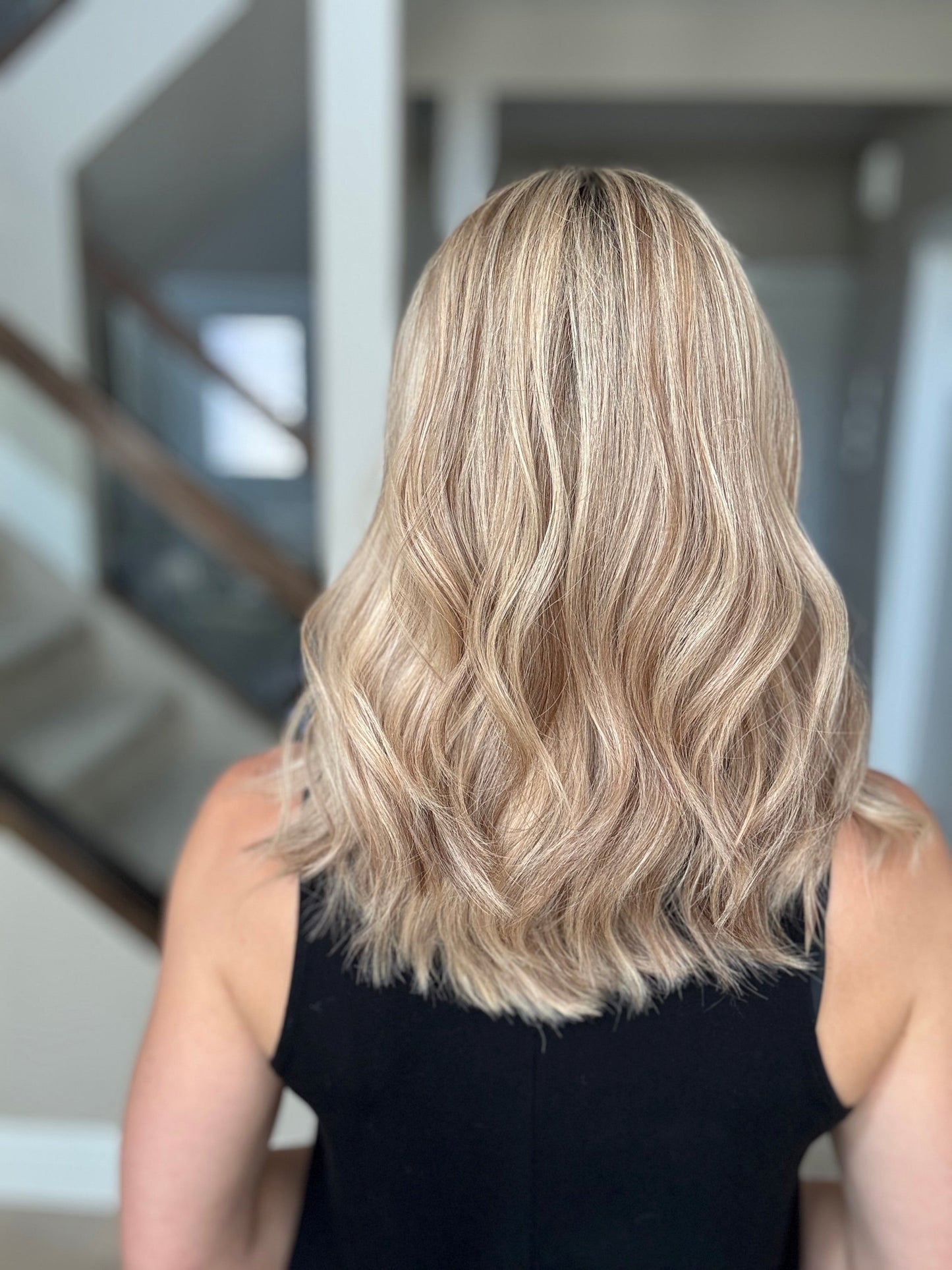 18" Olivia LOB Comfort Cap Lace Top Wig (M) (FINAL SALE)