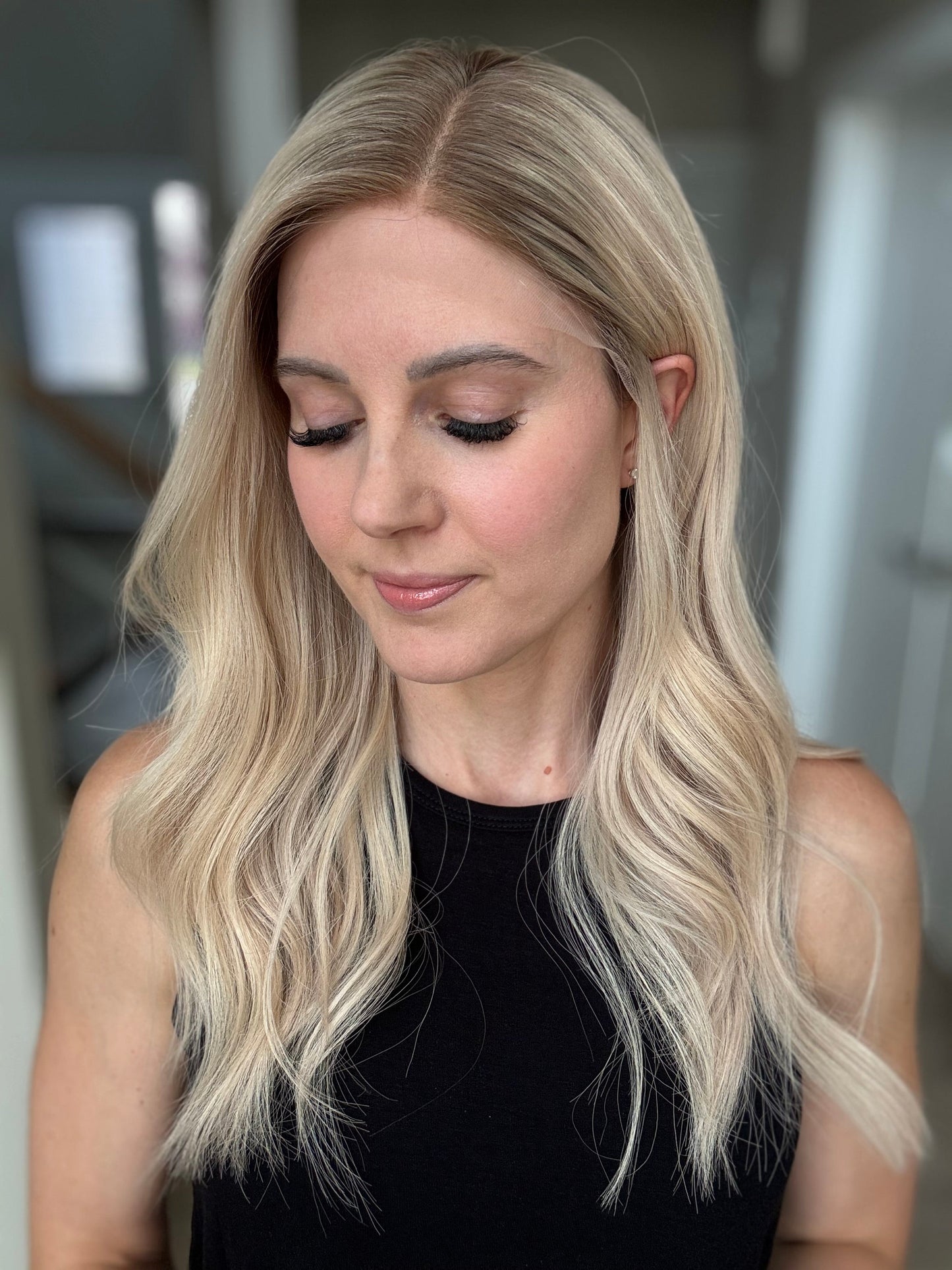 22" Haley Comfort Cap Lace Top Wig (XS)