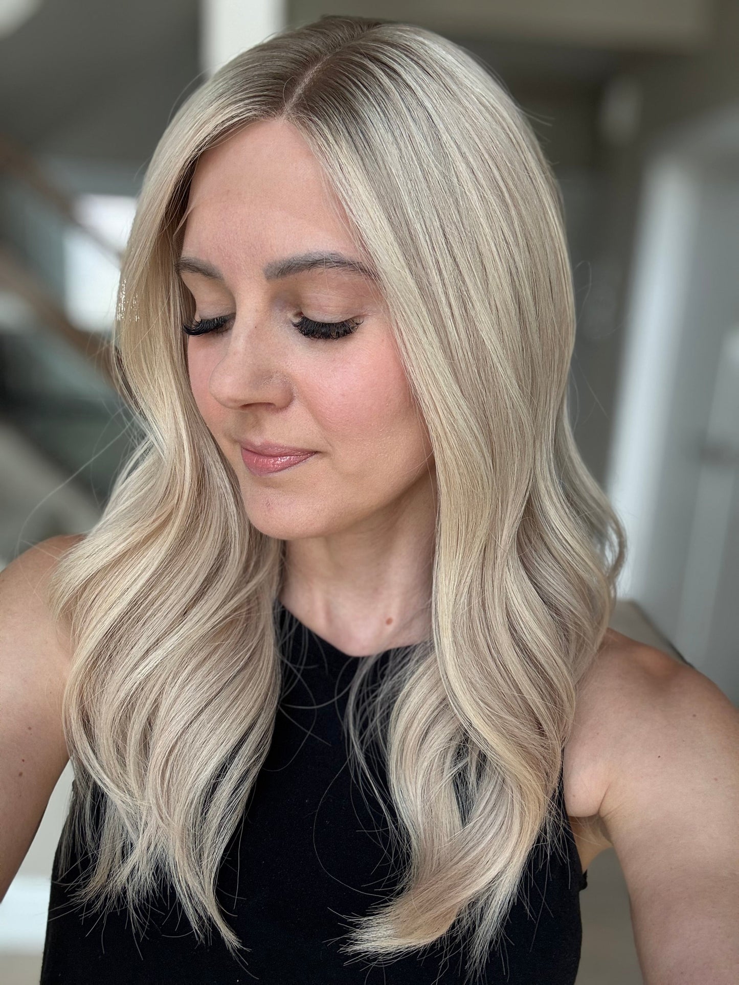 22" Haley Comfort Cap Lace Top Wig (S)