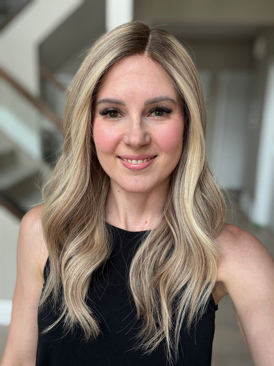 22" Olive Comfort Cap Lace Top Wig (S)