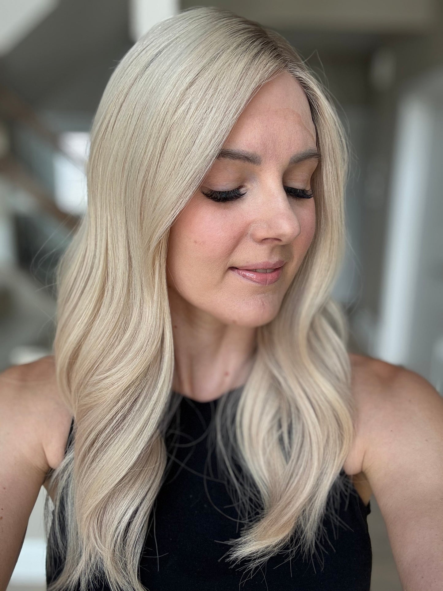 22" Haley Comfort Cap Lace Top Wig (S)