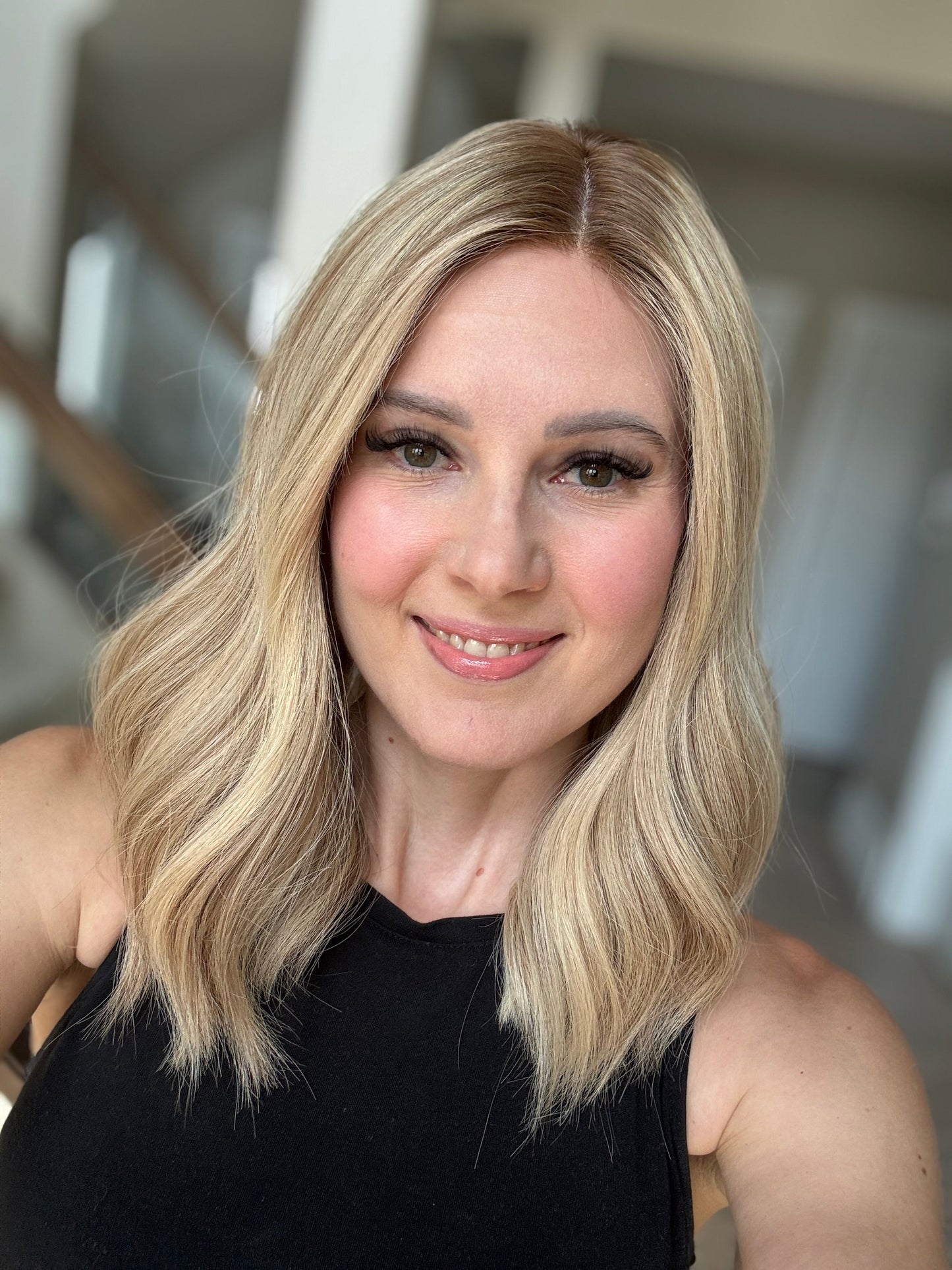 18" Cara LOB Comfort Cap Silk Top Wig (S)