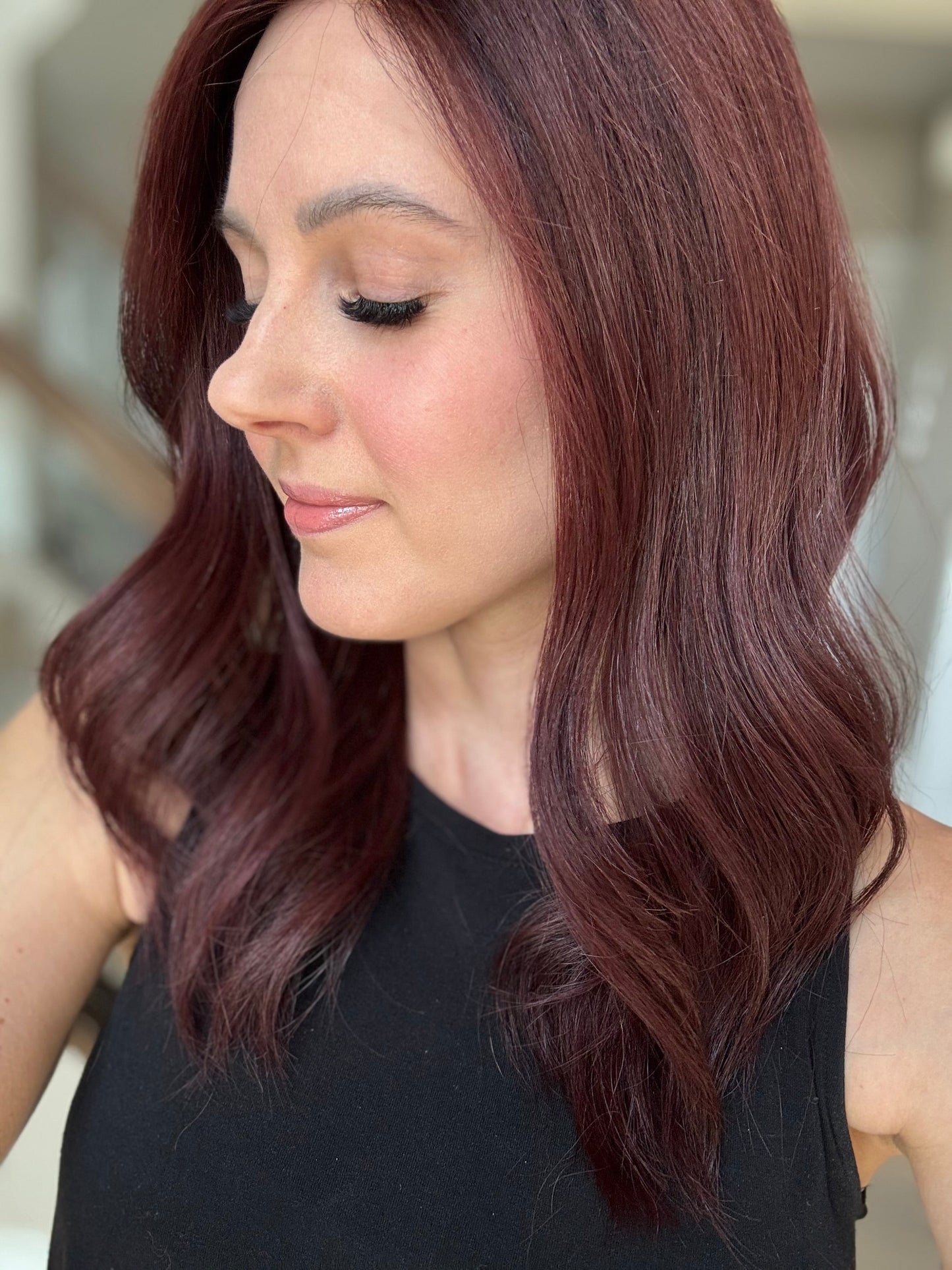 20" Violet Comfort Cap Lace Top Wig (XS)