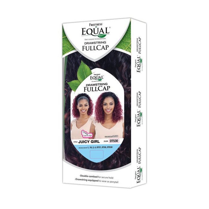 Freetress Equal Drawstring Fullcap Half Wig - JUICY GIRL