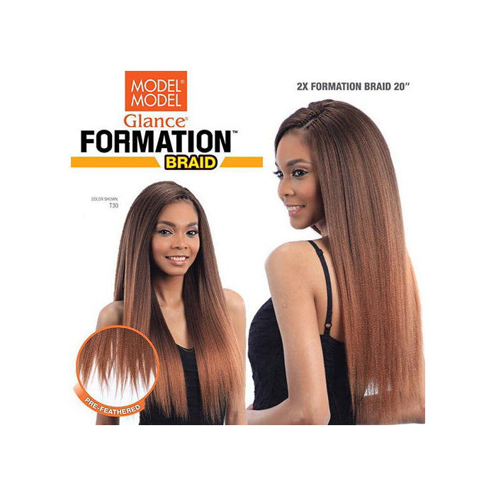 Model Model Glance Crochet Braids - 2X FORMATION 20"
