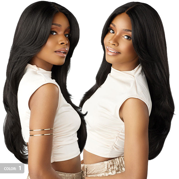 Sensationnel Glamzy Glueless V-Part HD Lace Parting Wig - ELYSIA