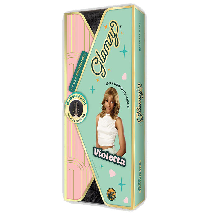 Sensationnel Glamzy Glueless V-Part HD Lace Parting Wig - VIOLETTA