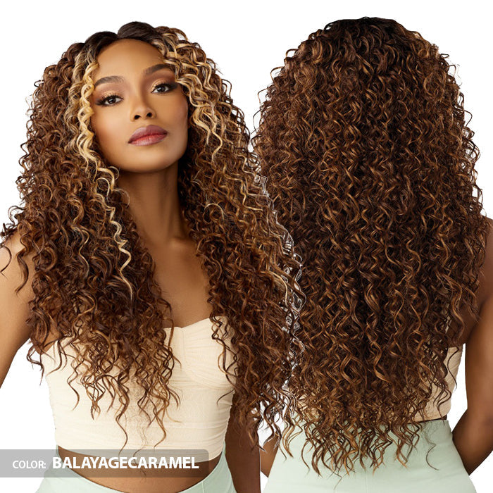 Sensationnel Glamzy Glueless HD V-Part Lace Wig - ZINNIA