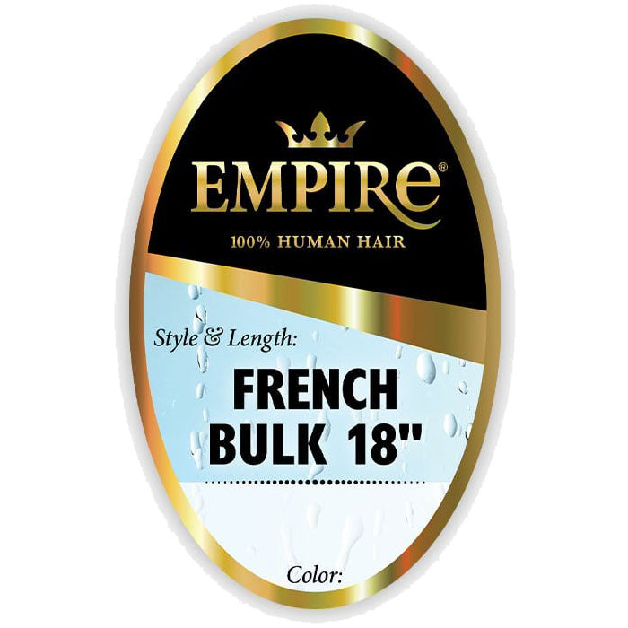 Sensationnel Empire 100% Human Hair Wet & Wavy Braids - FRENCH BULK 18"