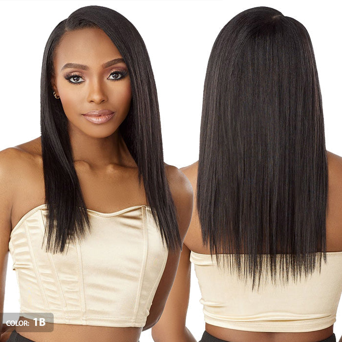 Sensationnel Empire Human Hair Weaves 7 PCS Butterfly Clip-In - STRAIGHT 14"