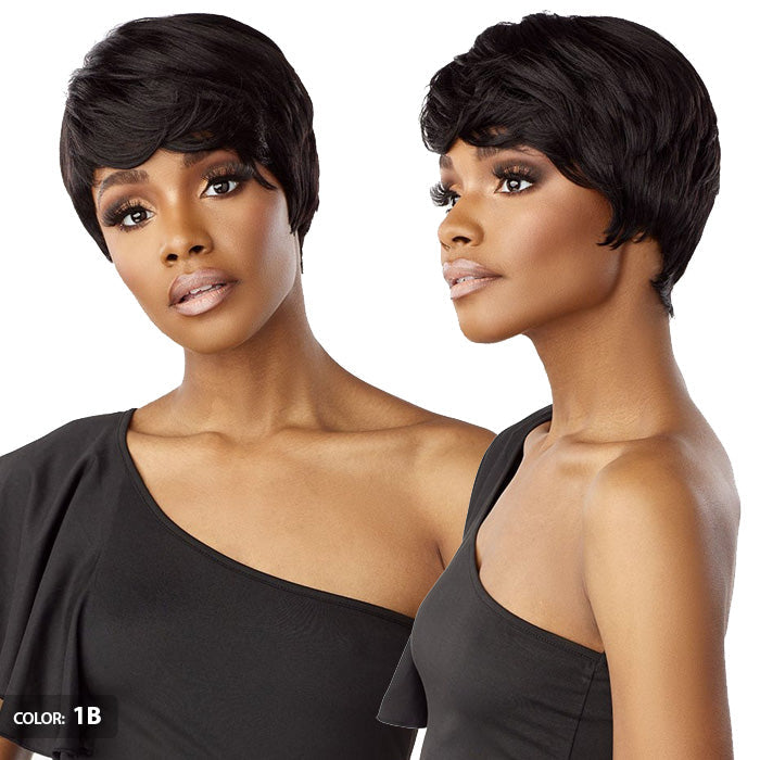 Sensationnel Empire Wig Salt & Pepper 100% Human Hair Wig - DENIA