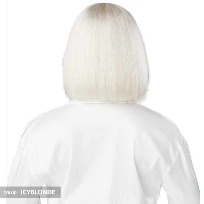 Sensationnel Empire Bob Collection with Bangs Full Wig - STRAIGHT CUT 12" - 100% Human Hair