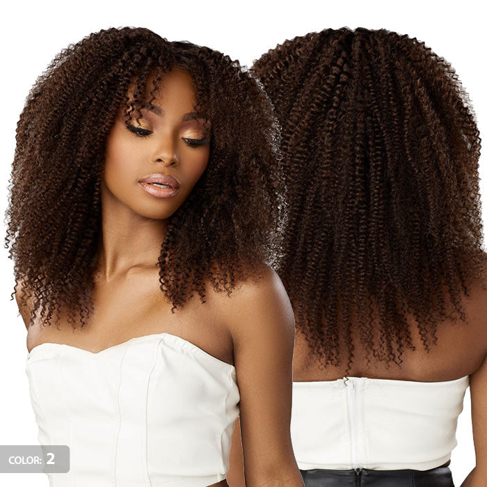 Sensationnel Empire  Wet & Wavy 100% Human Hair Weave - KINKY CURLY - 3 Packs Multi-Length
