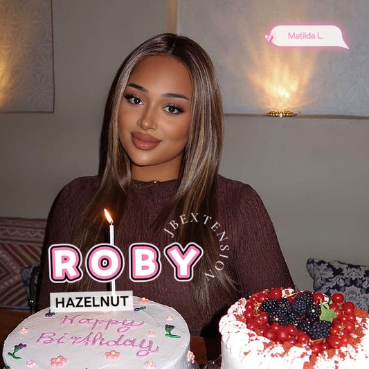 Get this Influencer Look with 22 Inches Hazelnut Blonde ROBY HAZELNUT