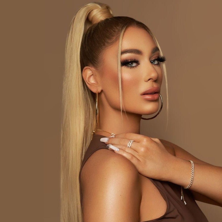 Copy Her Ponytail Hairstyle with JB 27" Straight Clip-In Ponytail