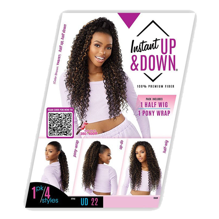 Sensationnel Instant Up & Down Half Wig and Ponytail - UD 22
