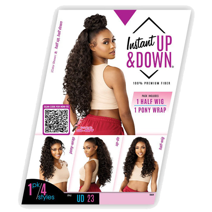 Sensationnel Instant Up & Down Half Wig Ponytail - UD 23