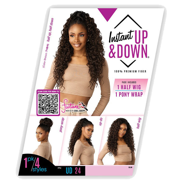Sensationnel Instant Up & Down Half Wig Pony Wrap - UD 24