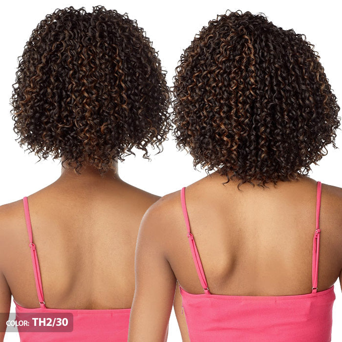 Sensationnel Instant Weave Drawstring Cap Up-Do Half Wig - IWD 10