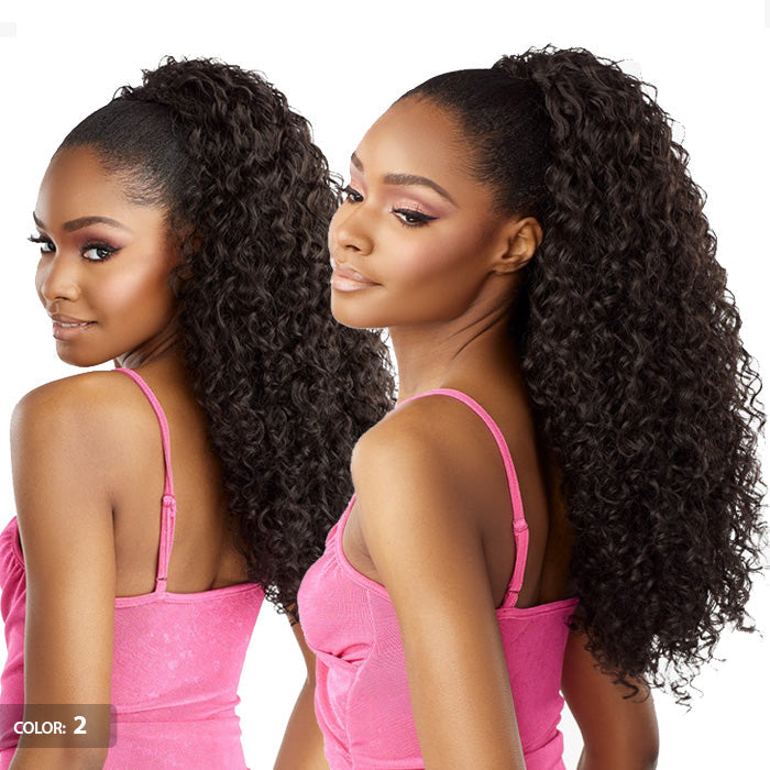 Sensationnel Instant Weave Drawstring Ponytail and Half Wig - IWD 15