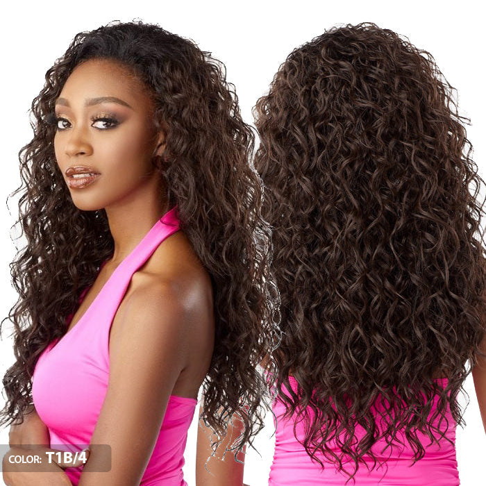 Sensationnel Instant Weave Drawstring Cap Half Wig Updo - IWD 19