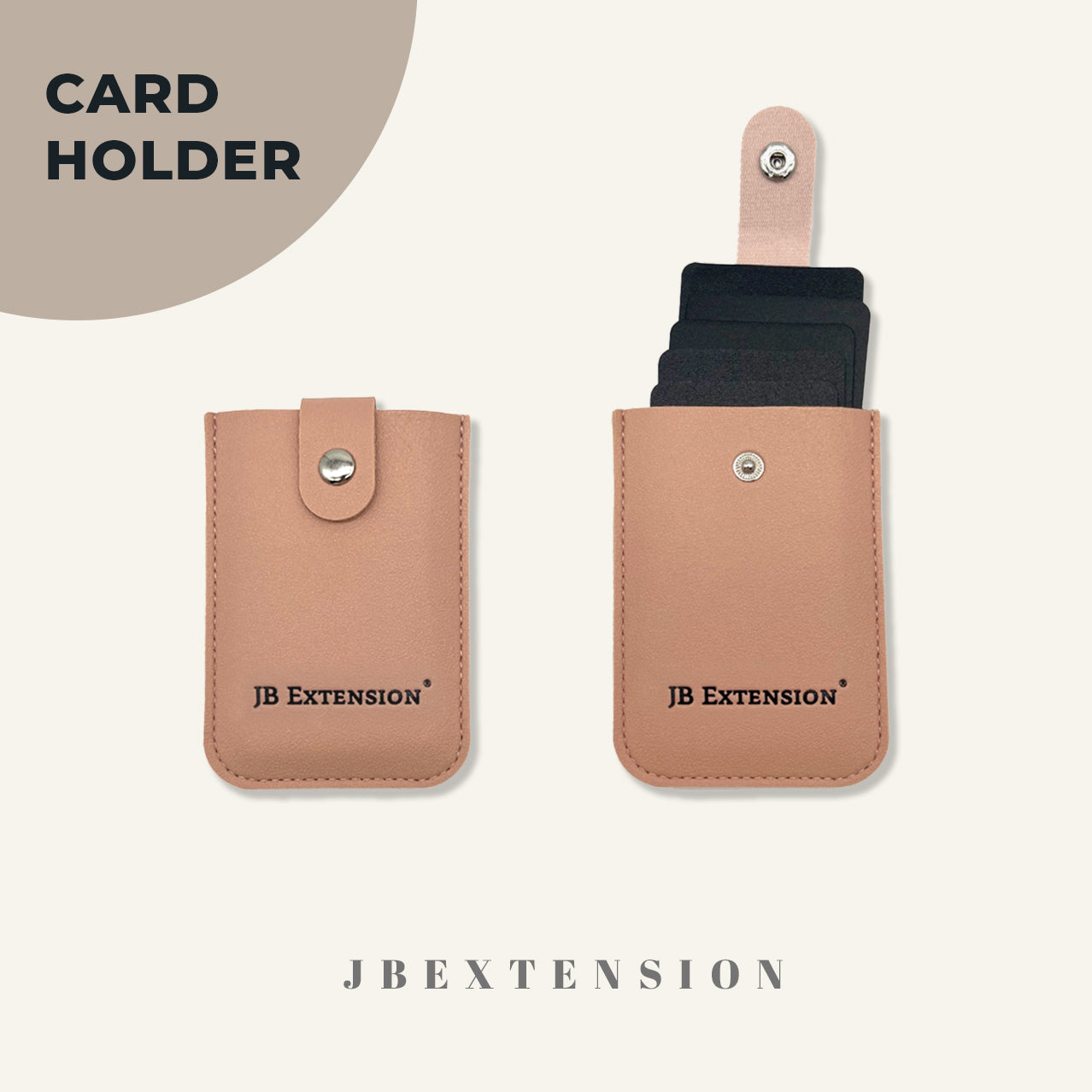JBEXTENSION Card Holder Slim Minimalist Wallet, Front Pocket Wallets, Credit Card Holder for Men & Women