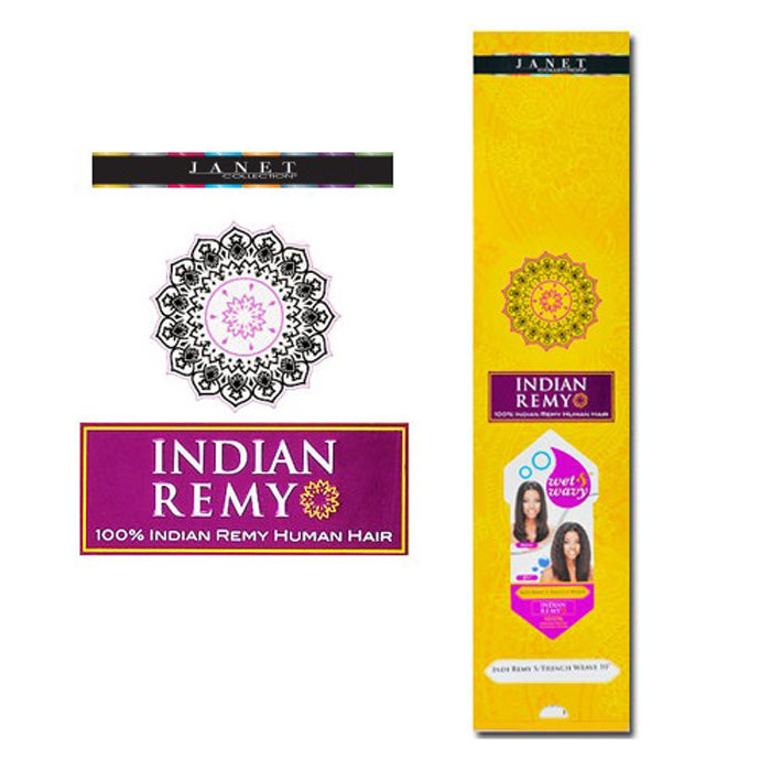 Janet Collection Indian Remy 100% Remy Human Hair Weave - YAKY 14/24"
