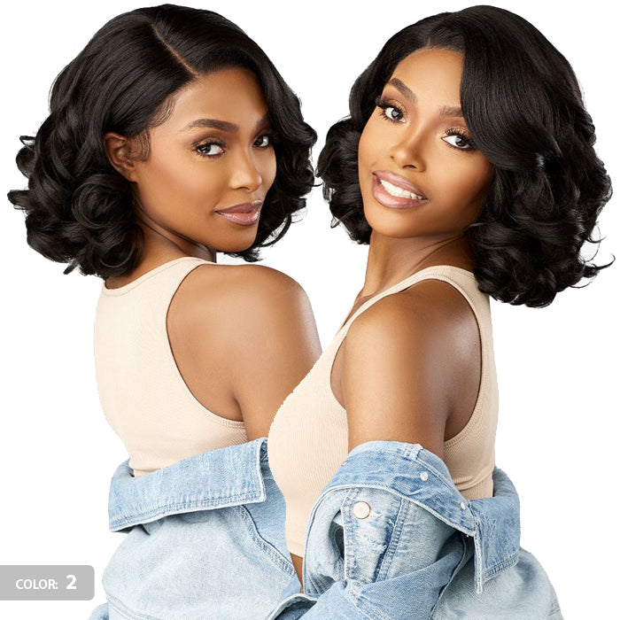 Curls Kinks & Co By Sensationnel Glueless Textured HD Lace Part Wig - Y-PART KINKY BARREL CURL 12"