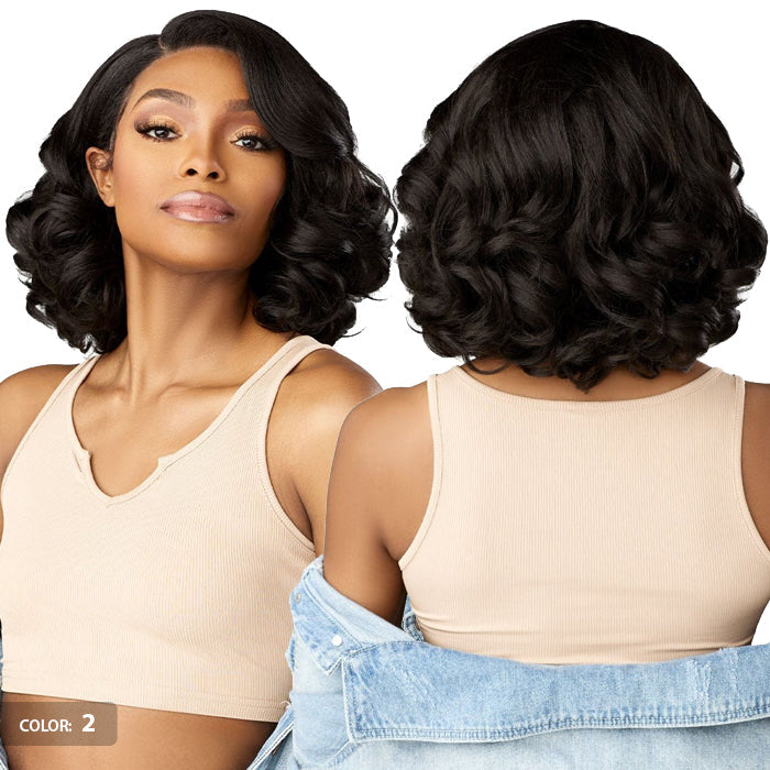 Curls Kinks & Co By Sensationnel Glueless Textured HD Lace Part Wig - Y-PART KINKY BARREL CURL 12"